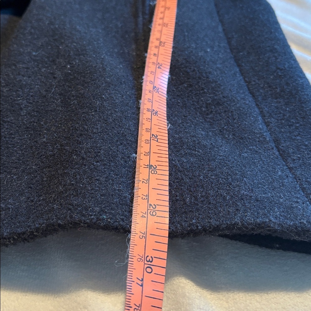 CALVIN KLEIN Charcoal Wool Blend Coat - Picture 8 of 8